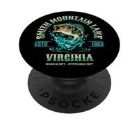 Smith Mountain Lake Virginia Established 1963 Fishing Design PopSockets Adhesive PopGrip