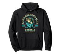 Smith Mountain Lake Virginia Established 1963 Fishing Design Pullover Hoodie