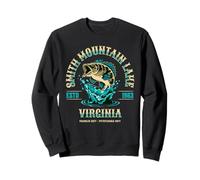 Smith Mountain Lake Virginia Established 1963 Fishing Design Sweatshirt