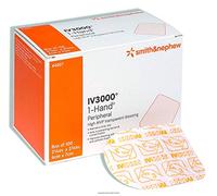 Smith & Nephew IV 3000 1-Hand Transparent Dressing, 100 Count