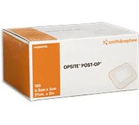 Smith & Nephew Opsite Post-Op Transparent Waterproof Dressing with Highly Absorbent Pad 6-1/8" x 3-3/8", Low Adherence, Latex-free (Box of 20 Each) by Smith & Nephew Corp