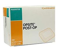 Smith & Nephew SJ66000708 Opsite Post-Op Dressing with Pad, 6.5cm x 5cm, Pack of 100