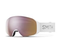 Smith Optics 4D MAG S Ski Snowboard White Chunky Knit - Rose Gold Mirror NEW