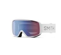 Smith Optics Rally Unisex Snow Winter Goggles - White Chunky Knit, Blue Sensor Mirror