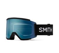 Smith Optics Square XL Ski Snowboard Goggles Black ChromaPop Everyday Blue Mirror