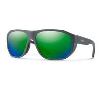 Smith - Outrigger Matte Slate Chromapop Polarized Green Mirror - Sunglasses