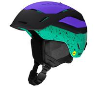 Smith - Pack Helmet Vantage 2 Mips Matte Black Ultraviolet Emerald City - M + Mountain Belledonne Black Adaptive Red Mirror - Helmet