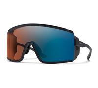 Smith - Sunglasses - Pursuit Matte Black Chromapop Glacier Photochromic Copper Blue Mirror Black