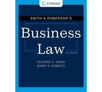 Smith & Roberson's Business Law