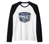 Smith Rock Oregon Hiking Climbing Outdoor Adventure Nature Raglan Baseball Tee
