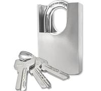 Smith’s® 60mm Steel Heavy Duty Industrial Padlock (3 Keys Included) | Size: 60mm x 40mm. Shackle: 17mm | Ministry of Public Security Recommended | Outdoor & Indoor Use!