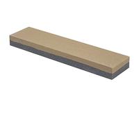 Smith’s 8” Dual Grit Combination Sharpening Stone - Grey - 100 and 240 Grit - Assembled in the USA