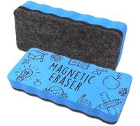 Smith’s® Large Magnetic Whiteboard Eraser | Extra-Strong Neodymium Magnet | Perfect for Home, Office & Classrooms | Size: 14.4 x 6.1 x 2.2 cm | Colour: Blue