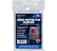 Smith’s® Standard Trading Card Sleeves | 100 Pack | Size: 66x91mm | 50 Micron | Ultra-Clear | Protect Pokémon, Magic: The Gathering, Yu-Gi-Oh!, Board & Sports Cards | Acid & PVC-Free | Durable