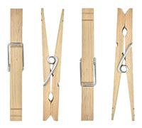 Smith’s Strong Wooden Hardwood Laundry Pegs (32 Pack) - Fits Any Clothesline