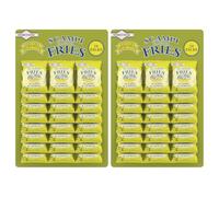 Smith Scampi Fries Pub Card Bundle 27g x 48 Pack - Scampi & Lemon Fries Flavor Savoury Selection Cereal Snack Ideal for All Types of Drinks [Packaging may vary]