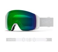 Smith Ski Goggles 4D Mag 0OZXP White Vapor ChromaPop Everyday Green Mirror &Rose
