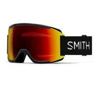 Smith Ski Goggles Squad 2QJ 6K Black ChromaPop Sun Red Mirror & Yellow