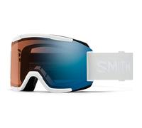 Smith Ski Goggles Squad 33F 4L White Vapor 2021 ChromaPop Pro Photochromic Blue Mirror