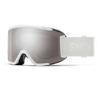 Smith Squad S White Vapor ChromaPop Sun Platinum Mirror Ski Goggles Smith White