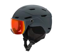 Smith - Ski helmet - Survey Eu Matte Slate / Chromapop Everyday Red Mirror for Men - Size 51-55 cm - Grey Grey 51-55 cm
