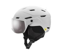 Smith - Ski/snowboard helmet - Survey Eu Matte White Chormapop Sun Platinum Mirror for Men - Size 51-55 cm White 51-55 cm
