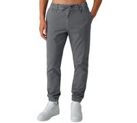 Smith & Solo Men's Chino Trousers - Casual Trousers Chino Trousers Cotton Work Trousers Men with Drawstring Jogging Bottoms Regular Chinos Long, charcoal, XXL
