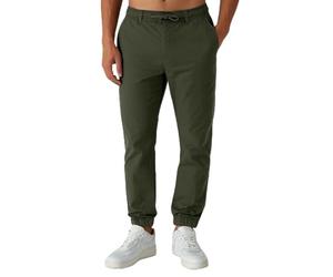 Smith & Solo Men's Chino Trousers - Casual Trousers Chino Trousers Cotton Work Trousers Men with Drawstring Jogging Bottoms Regular Chinos Long, khaki, M