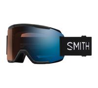 Smith - Ski goggles - Squad Black Chromapop Pro Photochromic Blue Mirror in Silicone Black one size