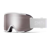 SMITH OPTICS SQUAD S Ski- Snowboardbrille WHITE VAPOR - ChromaPOP Platinum Mirror Sun NEU