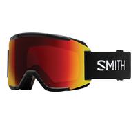 Smith Squad Snowboard/Ski Goggles, M Black/Chromapop Sun Red Mirror