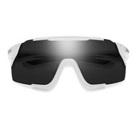 Smith Men's Shield Matte White ChromaPop Black Attack Mag MTB Smith White One Size