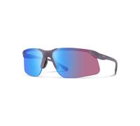 Smith - Sunglasses - Cipher Matte Meteorite Crystal ChromaPop Low Light Rose Blue Mirror - Burgundy Burgundy one size