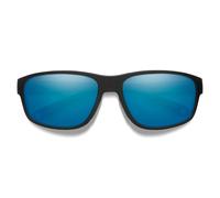 Smith Sunglasses Redding 2 124 QG Matte Black ChromaPop Polarized Blue Mirror