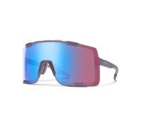 Smith - Sunglasses - Syncline Matte Meteorite Crystal ChromaPop Low Light Rose Blue Mirror - Purple Purple one size
