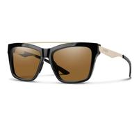 Smith Sunglasses The Runabout 2M2 L5 Black Gold ChromaPop Polarized Brown