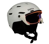 Smith - Ski helmet - Survey Eu Matte White Chromapop Photochromic Rose Flash for Men - Size 55-59 cm White 55-59 cm