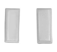Smith & Warren 3/4" H Lieutenant bars Collar Brass Rank Insignia Silver Finish Police Military Uniform Pin, Multi, Small