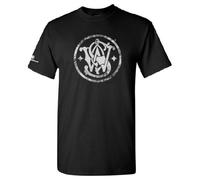 Smith & Wesson Black Distressed Circle Logo Tee (XL)