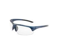 Smith & Wesson Corporal Half Frame Shooting Glasses with No-Slip Rubber, Impact Resistance and Storage Bag for Shooting, Working and Everyday Use