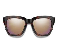 Smith Women's Square Tortoise ChromaPop Polarized Rose Gold Mirror Sway in Brown Smith Brown One Size