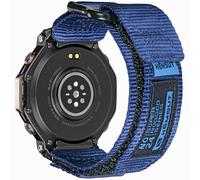 SMITHA Watch Bands Compatible with Huami Amazfit T-Rex 3 and T-Rex 3 PRO, Super Rugged Nylon Hoop and Loop Wide Sports Strap for T rex 3 and T rex 3 PRO, Military Replacement Band For Men