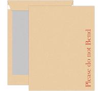 SmithPackaging 20 324mm x 229mm A4 C4 Manilla Hard Board Backed Envelopes Do Not Bend Envelope Pack of 20