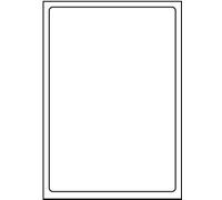 SmithPackaging A4 Self Adhesive Address Labels, 1 Label Per Sheet, 20 Sheets,199.6 x 289.1mm 20 Labels