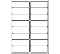 SmithPackaging A4 Self Adhesive Address Labels, 16 Labels Per Sheet, 20 Sheets, 99.1 x 34mm, 320 Labels