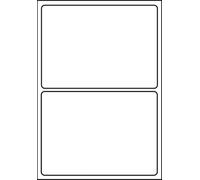 SmithPackaging A4 Self Adhesive Address Labels, 2 Labels Per Sheet, 20 Sheets,199.6 x 143.5mm, 40 Labels