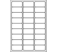 SmithPackaging A4 Self Adhesive Address Labels, 27 Labels Per Sheet, 20 Sheets, 63.5 x 29.6mm, 540 Labels