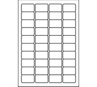 SmithPackaging A4 Self Adhesive Address Labels, 40 Labels Per Sheet, 20 Sheets, 45.7 x 25.4mm, 800 Labels