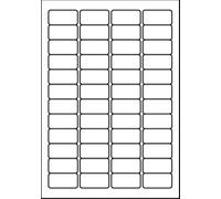SmithPackaging A4 Self Adhesive Address Labels, 48 Labels Per Sheet, 20 Sheets, 45.7 x 21.2mm, 960 Labels