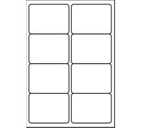 SmithPackaging A4 Self Adhesive Address Labels, 8 Labels Per Sheet, 20 Sheets,99.1 x 67.7mm, 160 Labels